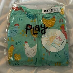 Little Sleepies Cozy Coop Romper Shorty 6-12m